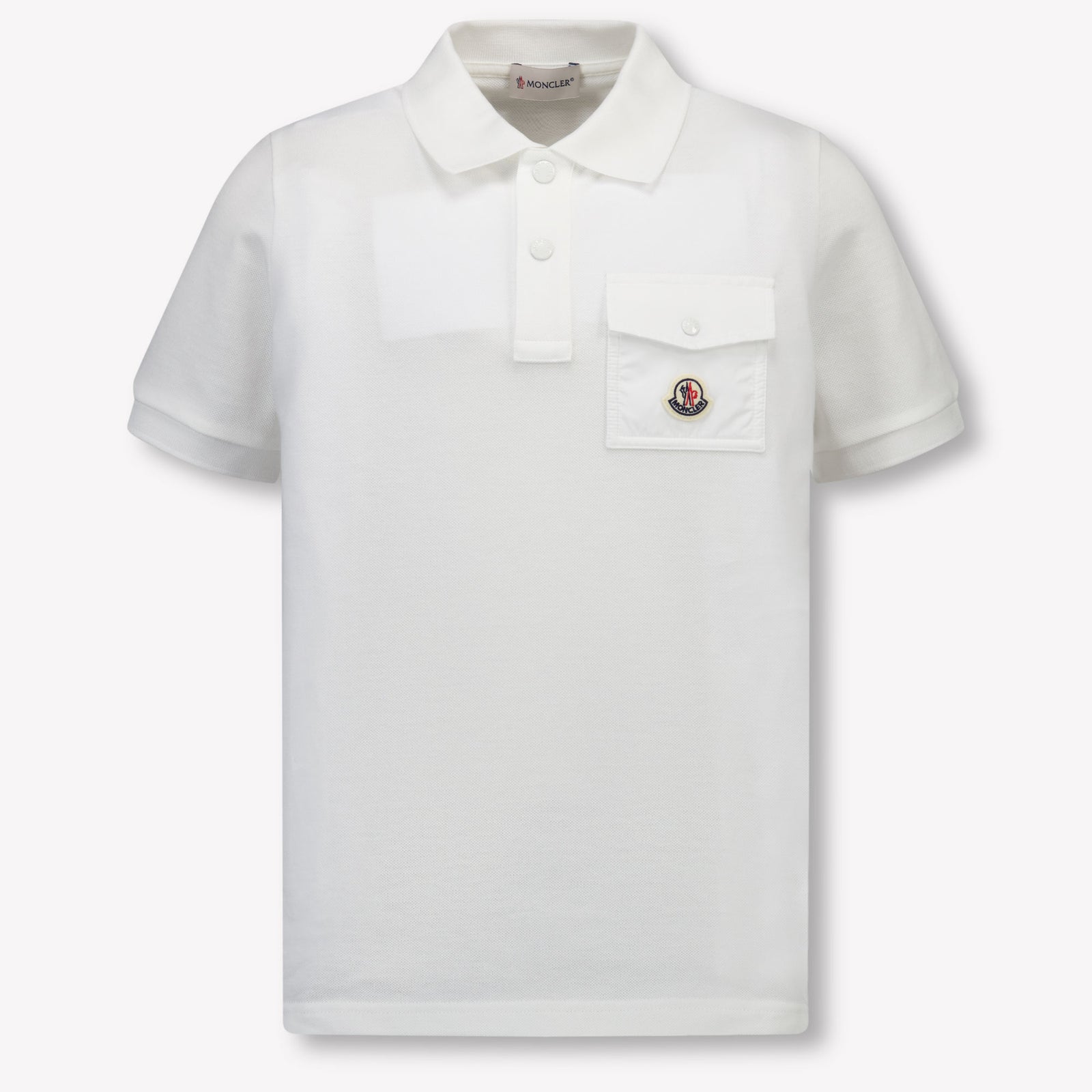 Moncler Kinder Jongens Polo In Wit