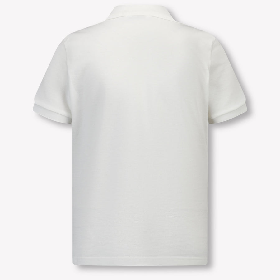 Moncler Kinder Jongens Polo In Wit