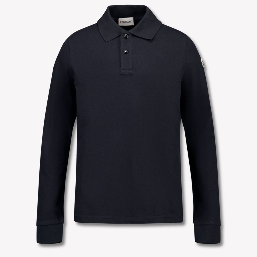 Moncler Kinder Jongens Polo In Zwart