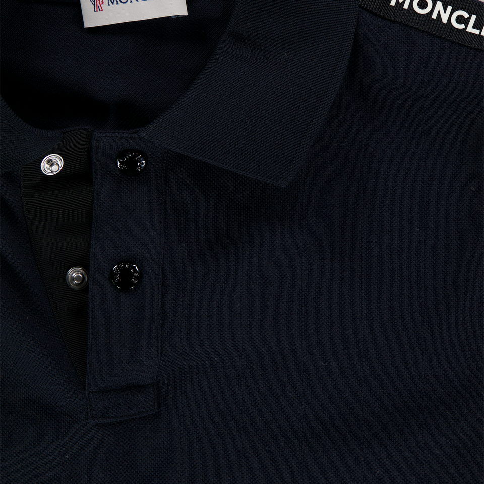 Moncler Kinder Jongens Polo In Zwart