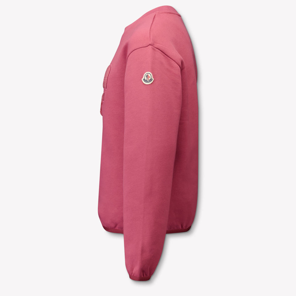 Moncler Kinder Meisjes Trui In Roze