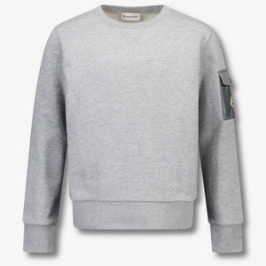 Moncler Kinder Jongens Trui In Grijs