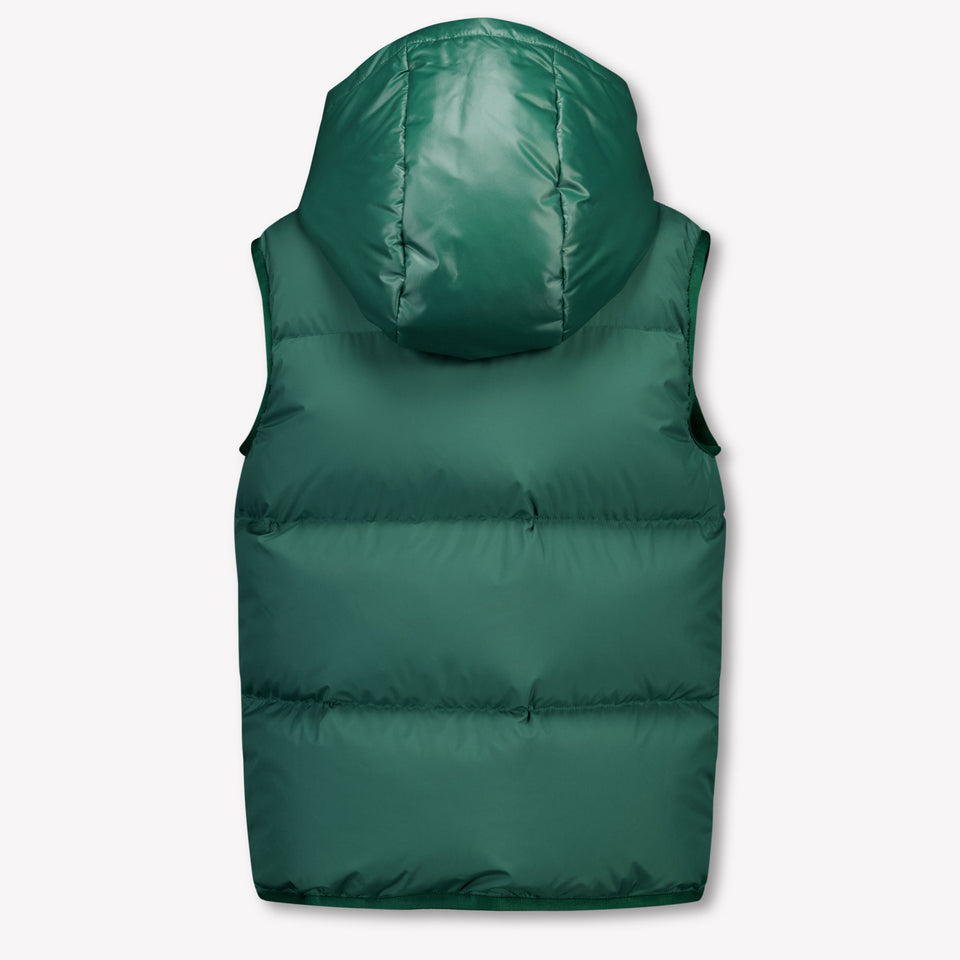 Moncler Voldan Kinder Jongens Bodywarmer In Groen