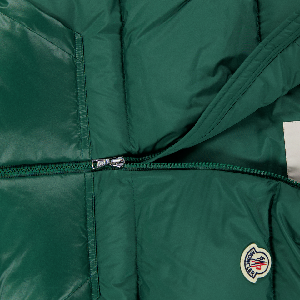 Moncler Voldan Kinder Jongens Bodywarmer In Groen