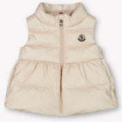 Moncler Hivette Baby Meisjes Bodywarmer In Licht Roze