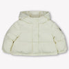 Moncler Laurie Baby Meisjes Winterjas In Off White