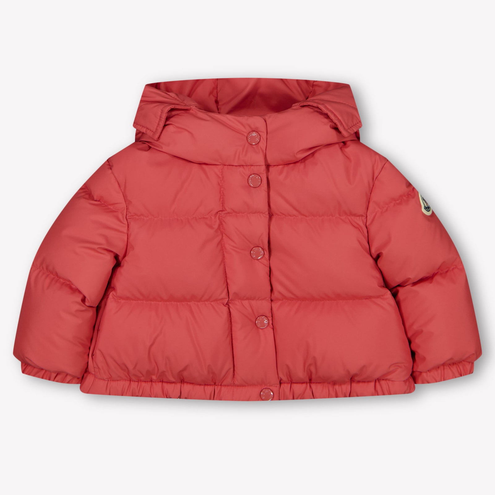 Moncler Laurie Baby Meisjes Winterjas In Donker Roze