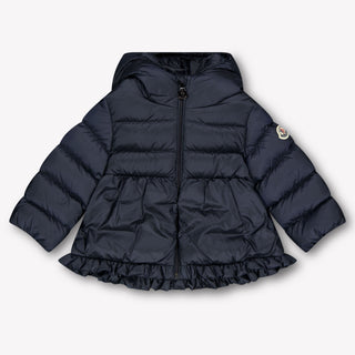 Moncler Odile Baby Meisjes Winterjas In Navy