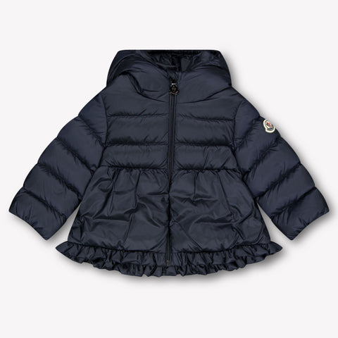 Moncler Odile Baby Meisjes Winterjas In Navy
