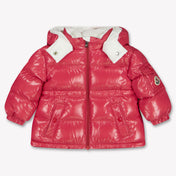 Moncler Maire Baby Meisjes Winterjas In Fuchsia