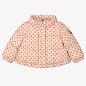 Moncler Bashira Baby Meisjes Winterjas In Off White