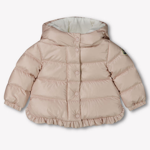 Moncler Tazui Baby Meisjes Winterjas In Licht Roze