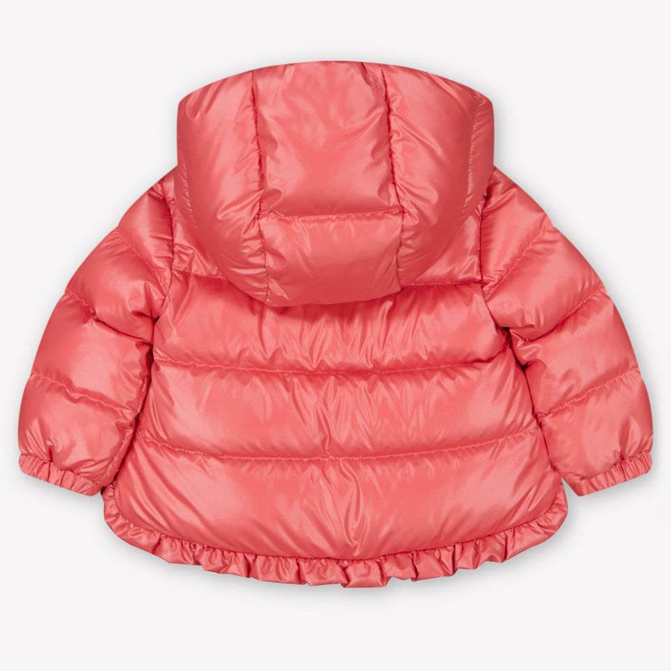 Moncler Tazui Baby Meisjes Winterjas In Donker Roze