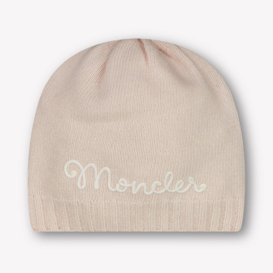 Moncler Baby Meisjes Muts In Licht Roze