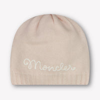 Moncler Baby Meisjes Muts In Licht Roze