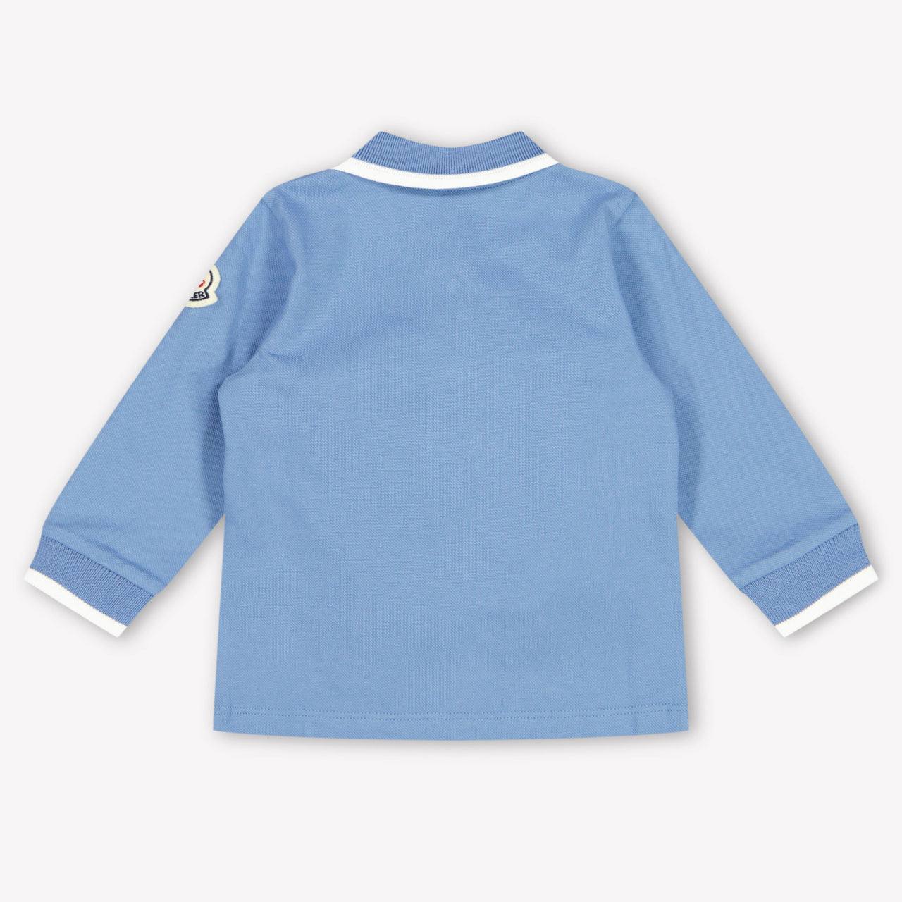 Moncler Baby Jongens Polo In Licht Blauw