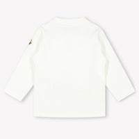 Moncler Baby Jongens T-Shirt In Off White