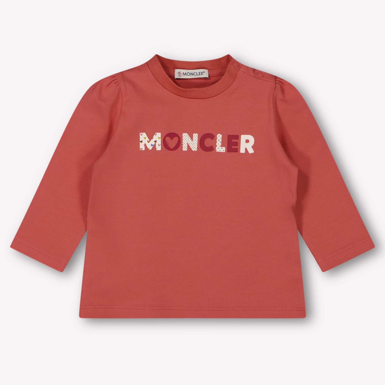Moncler Baby Meisjes T-Shirt In Donker Roze
