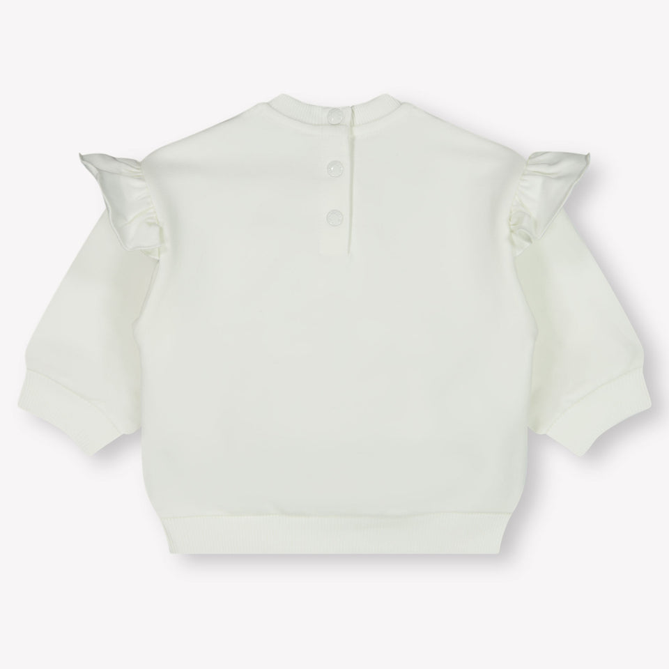 Moncler Baby Meisjes Trui In Off White