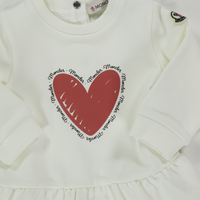 Moncler Baby Meisjes Jurk In Off White