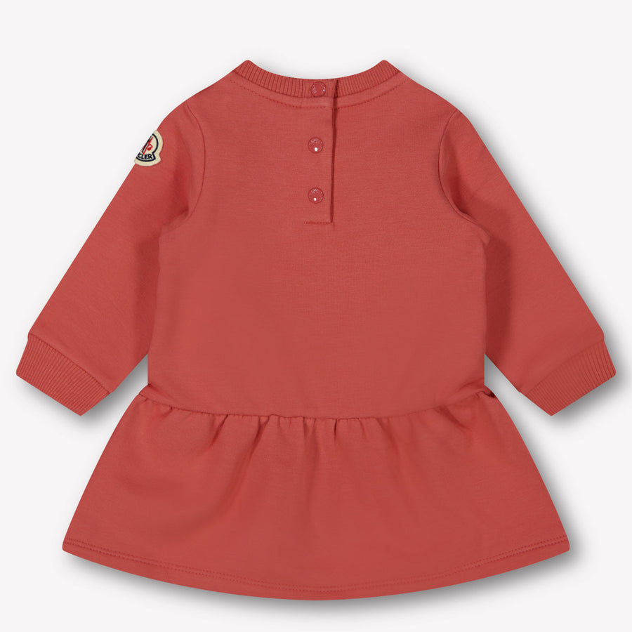Moncler Baby Meisjes Jurk In Donker Roze