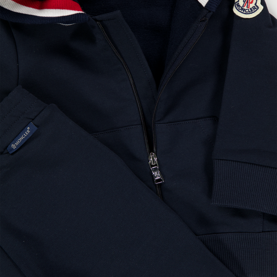 Moncler Baby Jongens Joggingpak In Navy