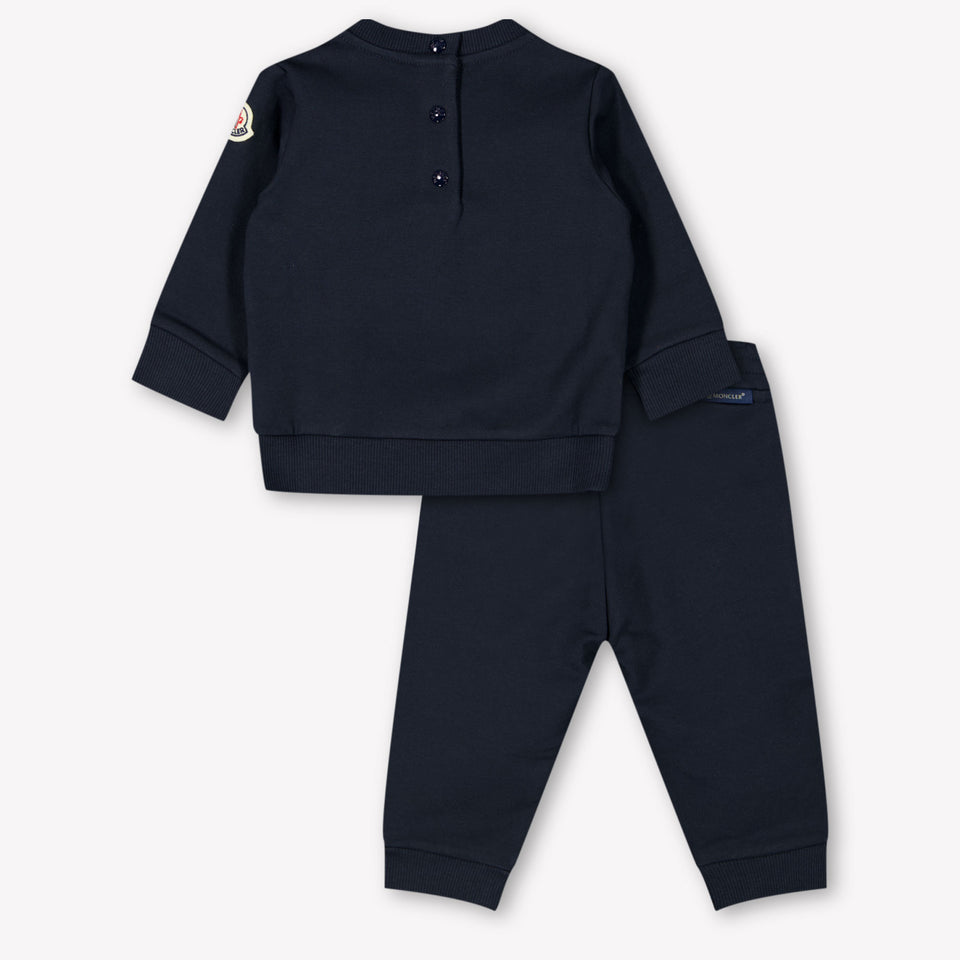 Moncler Baby Jongens Joggingpak In Navy