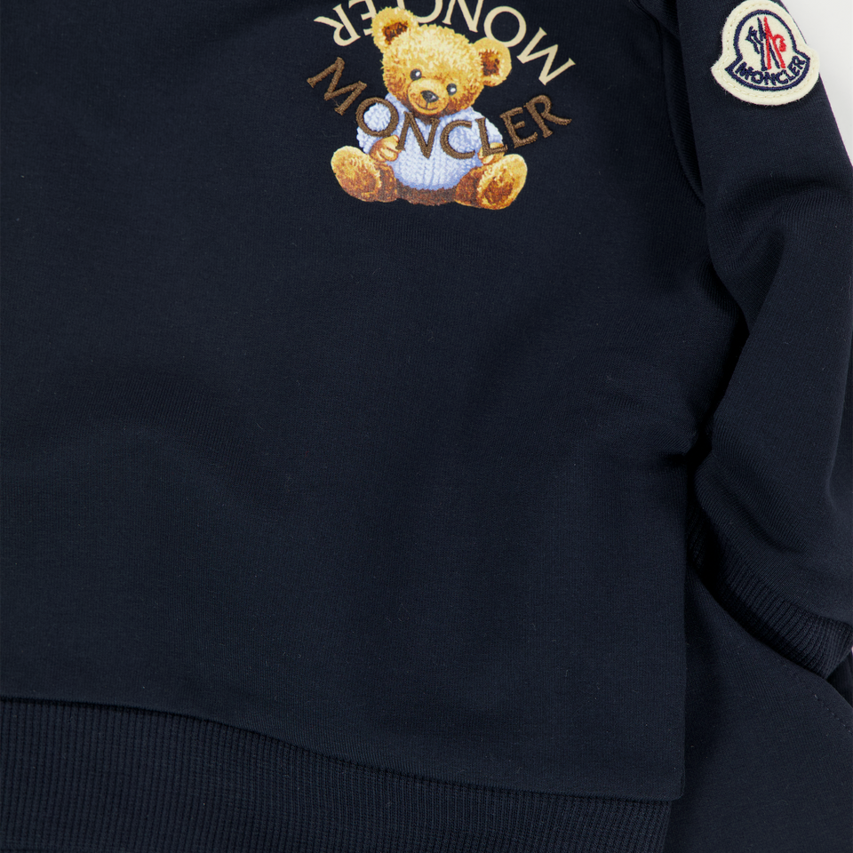 Moncler Baby Jongens Joggingpak In Navy