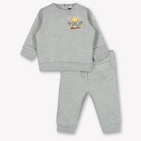 Moncler Baby Jongens Joggingpak In Grijs
