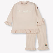 Moncler Baby Meisjes Setje In Licht Roze