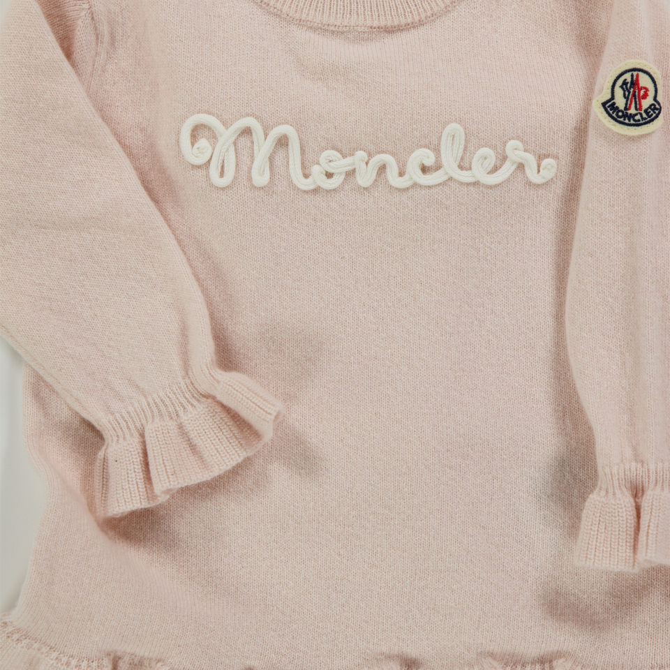 Moncler Baby Meisjes Setje In Licht Roze