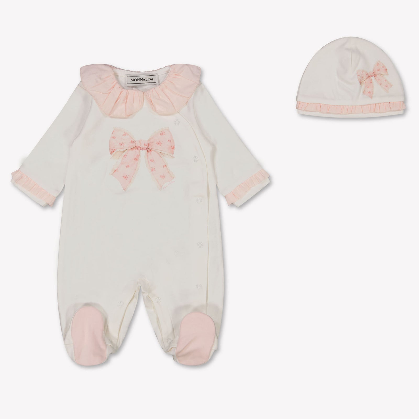 MonnaLisa Baby Meisjes Boxpakje in Off White