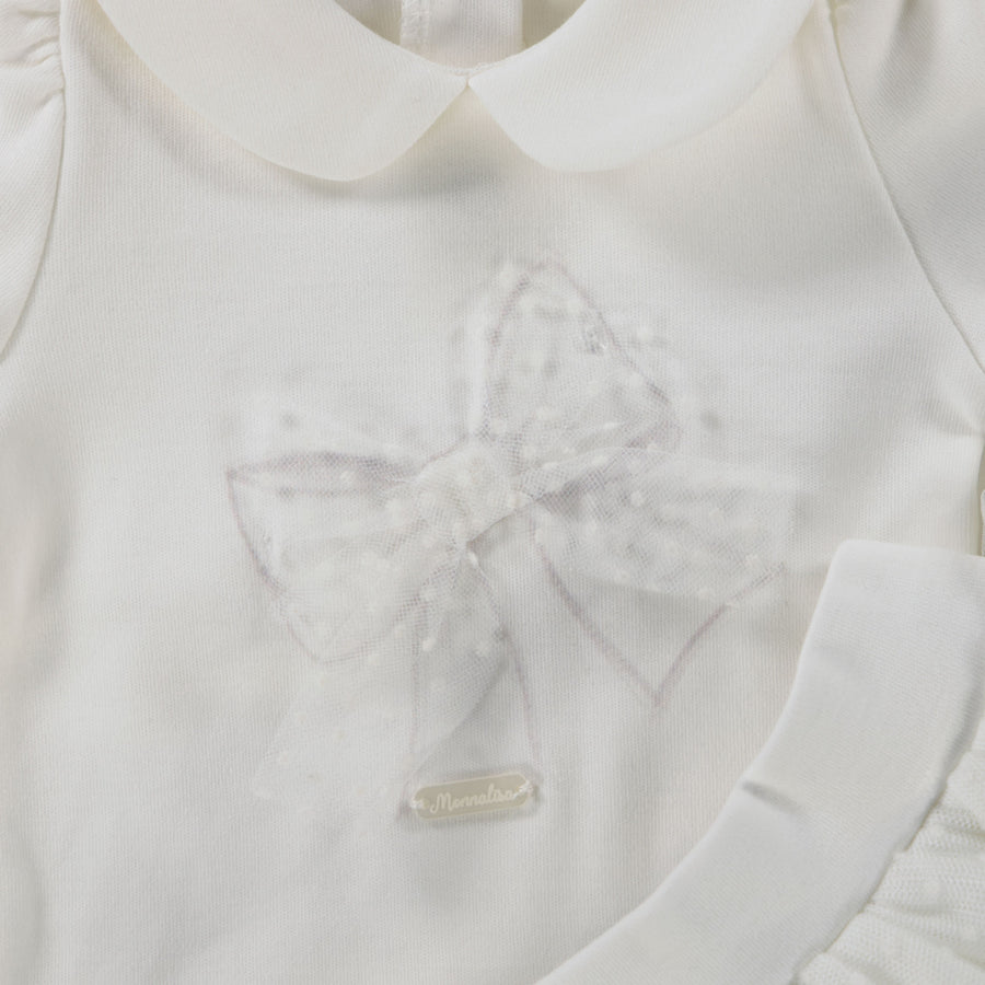 MonnaLisa Baby Meisjes Boxpakje in Off White