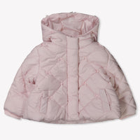MonnaLisa Baby Meisjes Winterjas in Licht Roze