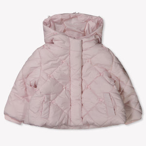 MonnaLisa Baby Meisjes Winterjas in Licht Roze