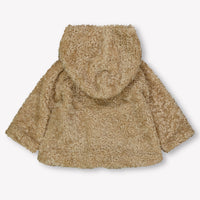 MonnaLisa Baby Meisjes Faux Fur Jassen in Beige