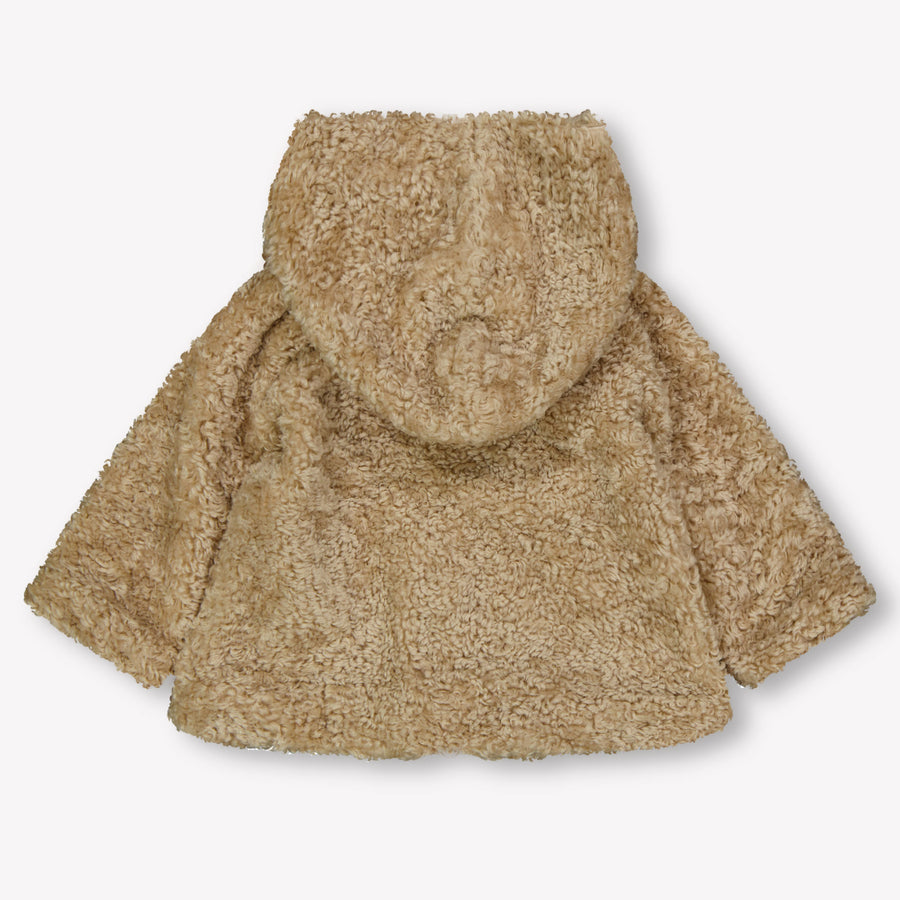 MonnaLisa Baby Meisjes Faux Fur Jassen in Beige
