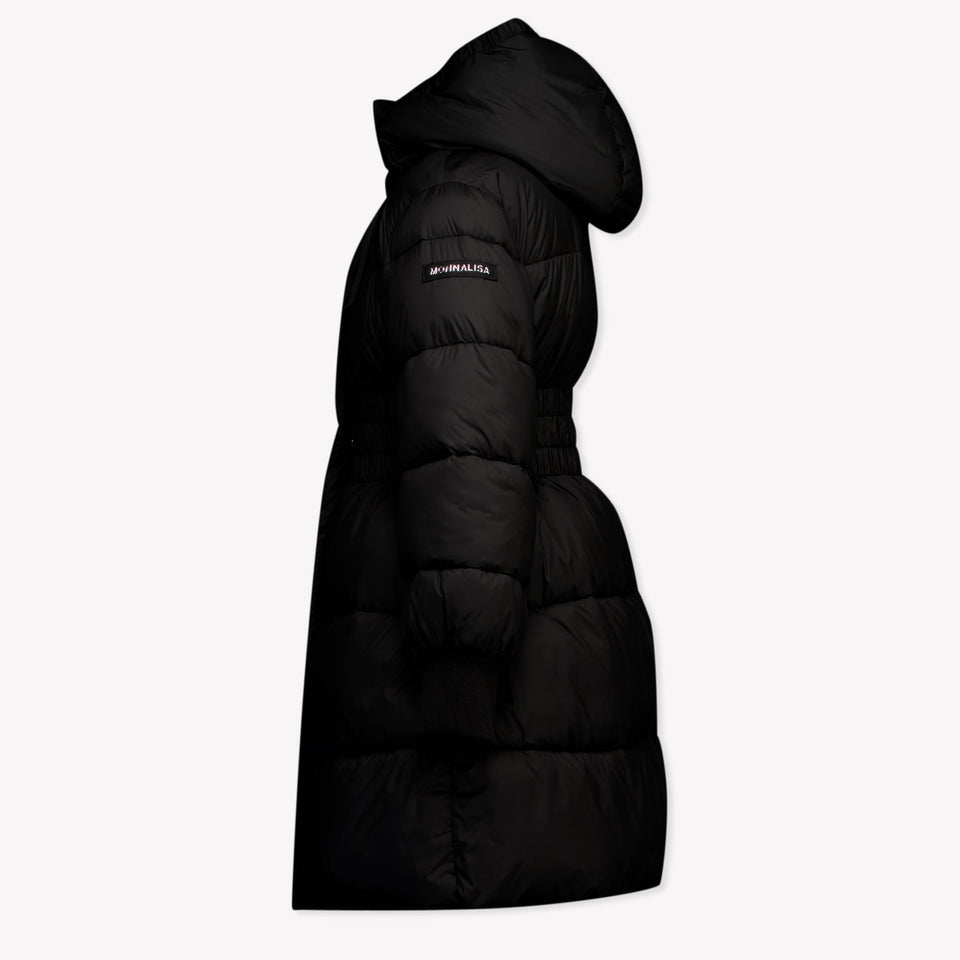 MonnaLisa Kinder Meisjes Winterjas in Zwart
