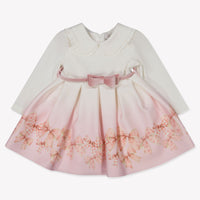 MonnaLisa Baby Meisjes Jurk in Licht Roze