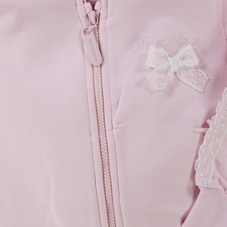 MonnaLisa Baby Meisjes Vest in Licht Roze