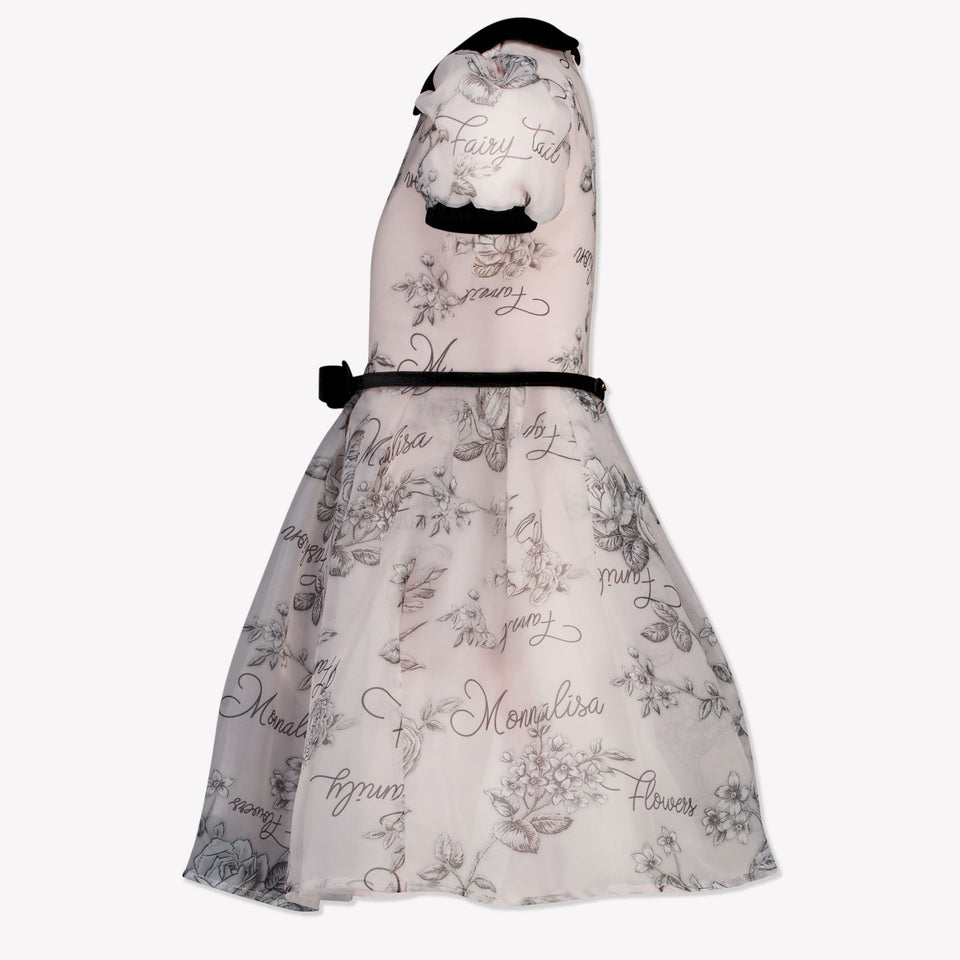 MonnaLisa Kinder Meisjes Jurk in Licht Roze