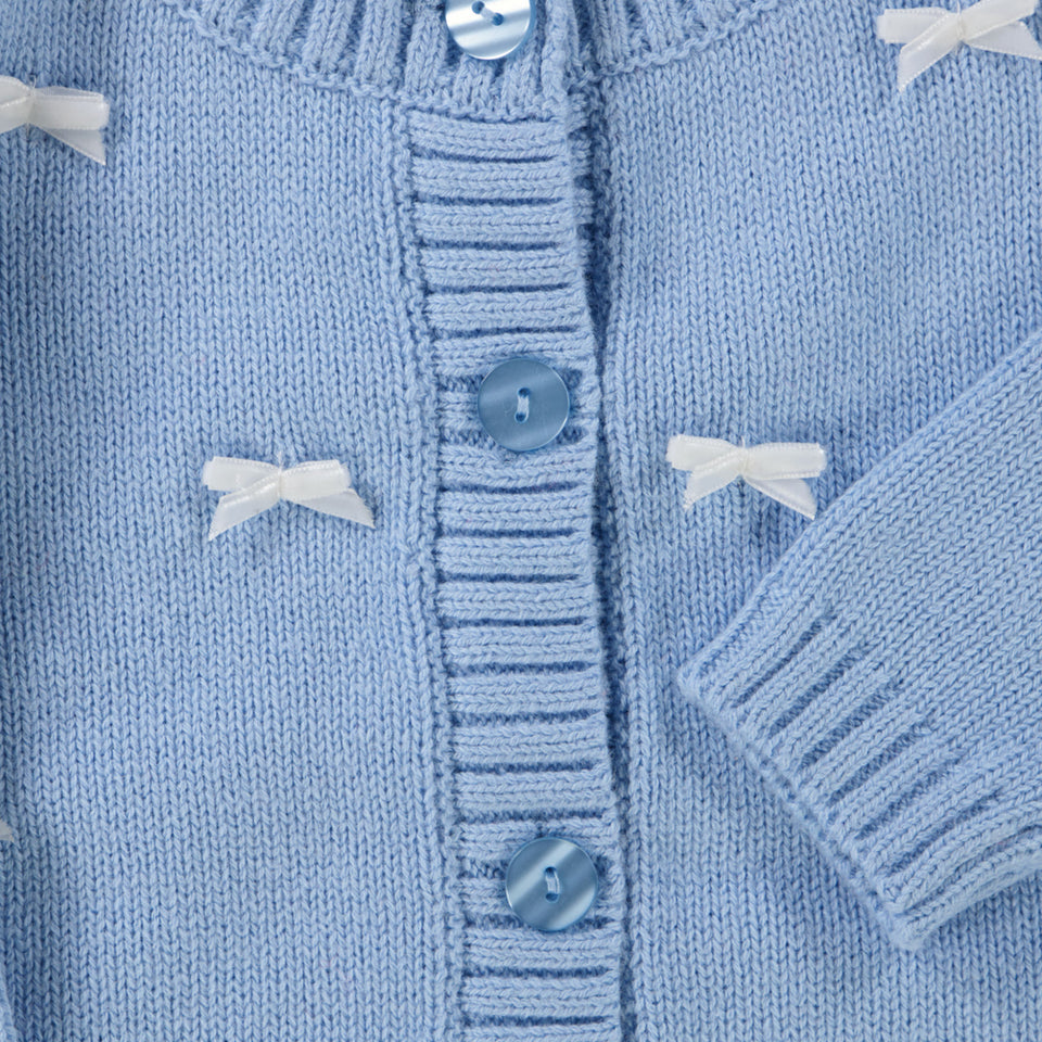 MonnaLisa Baby Meisjes Vest in Licht Blauw