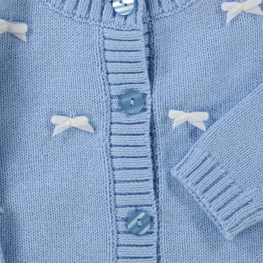 MonnaLisa Baby Meisjes Vest in Licht Blauw