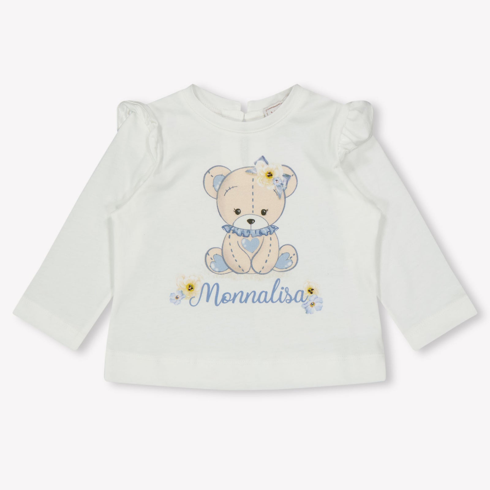 MonnaLisa Baby Meisjes T-Shirt in Off White