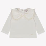 MonnaLisa Baby Meisjes T-Shirt in Off White