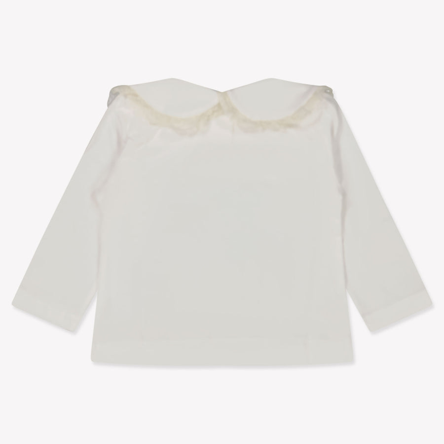 MonnaLisa Baby Meisjes T-Shirt in Off White