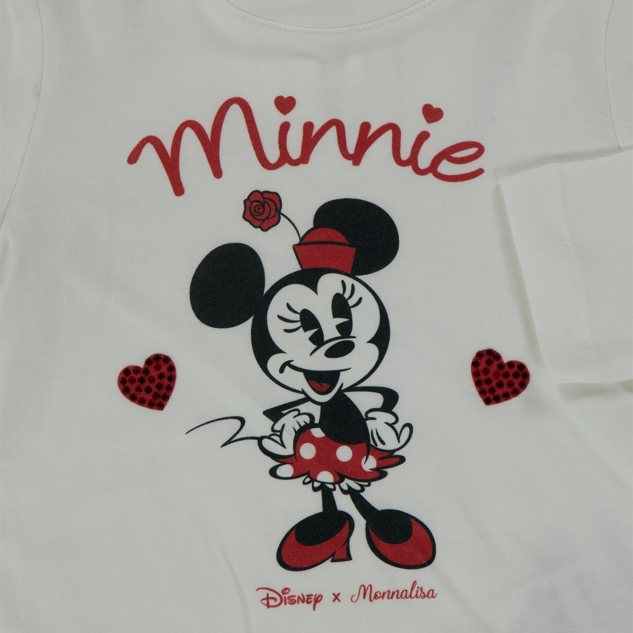 MonnaLisa Baby Meisjes T-Shirt in Off White