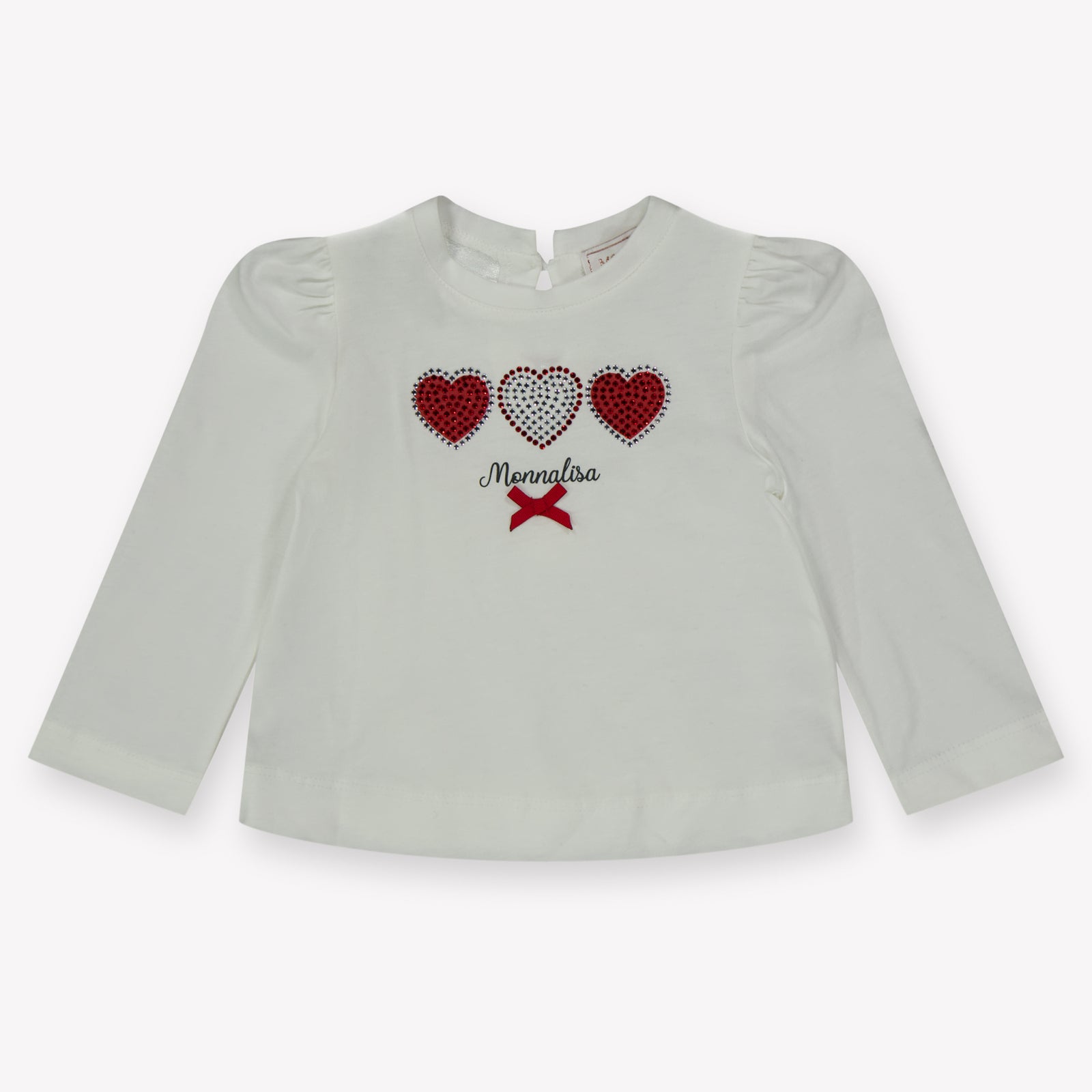 MonnaLisa Baby Meisjes T-Shirt in Off White
