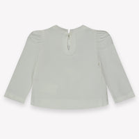 MonnaLisa Baby Meisjes T-Shirt in Off White