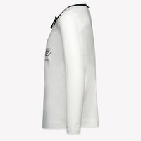 MonnaLisa Kinder Meisjes T-Shirt in Off White
